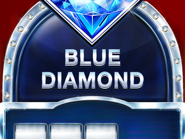 Automat do gry w stylu retro Blue Diamond